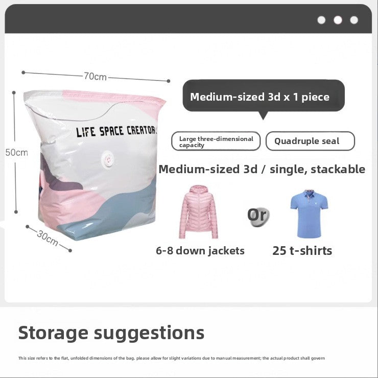 Vacuum Compression Storage Bags
